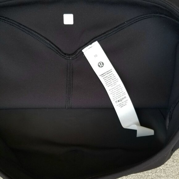 Lululemon Ultralu Cut-Out High-Rise Tight 25" Black, size 10 - Picture 4 of 10
